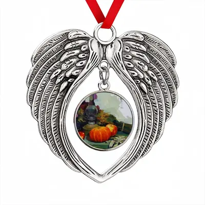 Autumn Still Life Christmas Wings Pendant