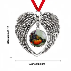 Autumn Still Life Christmas Wings Pendant