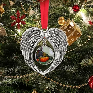 Autumn Still Life Christmas Wings Pendant