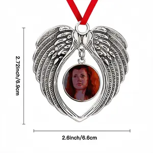 Tanya Christmas Wings Pendant