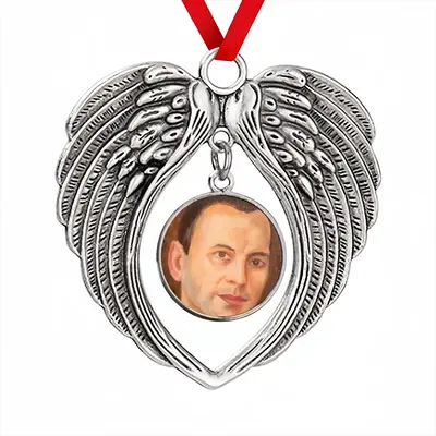 Celestin Medovic Christmas Wings Pendant