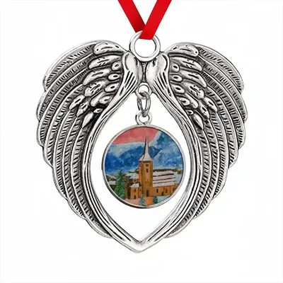 Zermatt Christmas Wings Pendant