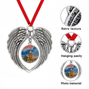 Zermatt Christmas Wings Pendant