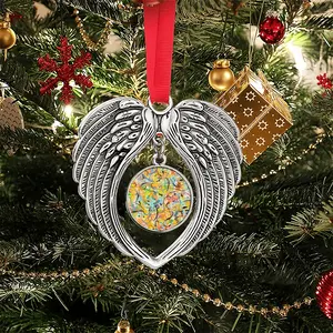 Good Vibes Leaks Christmas Wings Pendant