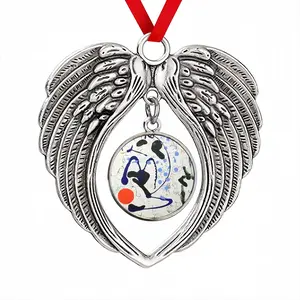 Dancing The Water Christmas Wings Pendant