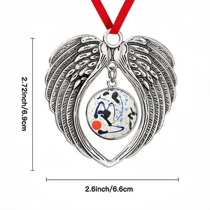 Dancing The Water Christmas Wings Pendant