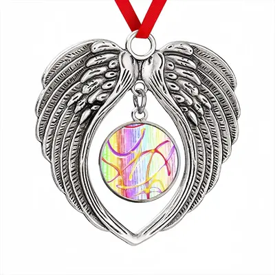 Sketchpad 045 Christmas Wings Pendant