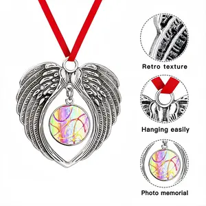 Sketchpad 045 Christmas Wings Pendant