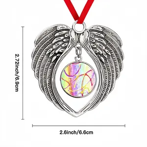 Sketchpad 045 Christmas Wings Pendant