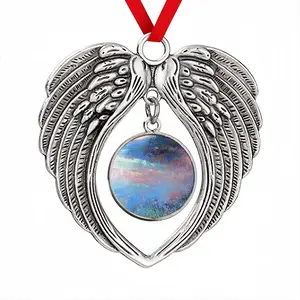 A New Beginning Christmas Wings Pendant