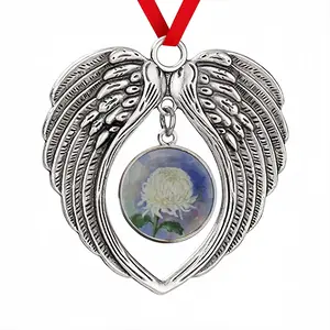 Chrysanthemum Christmas Wings Pendant