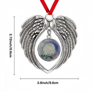 Chrysanthemum Christmas Wings Pendant