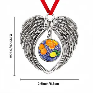 Oranges Christmas Wings Pendant