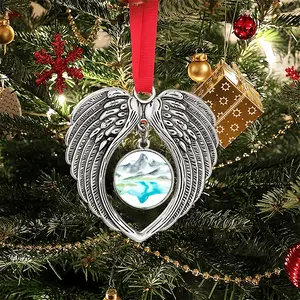 Watersprite Lake Christmas Wings Pendant