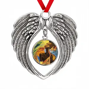 Just Fly With Me Christmas Wings Pendant