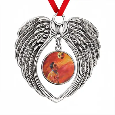 Totally In Control Christmas Wings Pendant