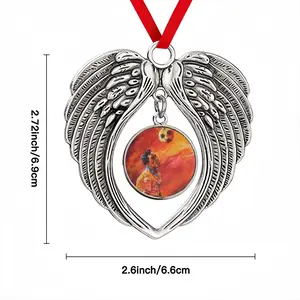 Totally In Control Christmas Wings Pendant