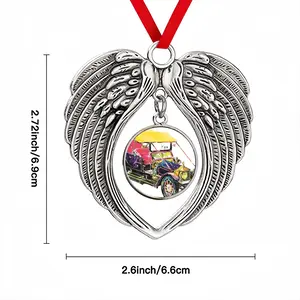 The Classic Christmas Wings Pendant