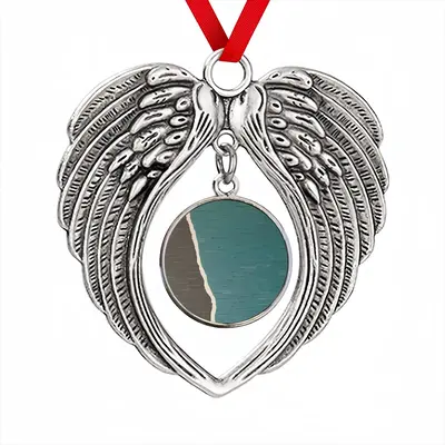 Finding The Balance Ii Christmas Wings Pendant