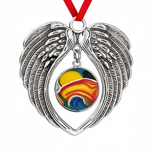 My Hokusai 11 Christmas Wings Pendant