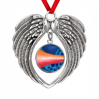 My Hokusai 5 Christmas Wings Pendant