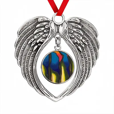 My Hokusai 3 Christmas Wings Pendant