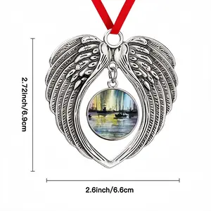 The City Bay Christmas Wings Pendant