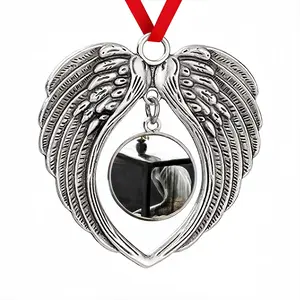 I Have Worlds Inside Me Christmas Wings Pendant