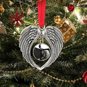 I Have Worlds Inside Me Christmas Wings Pendant