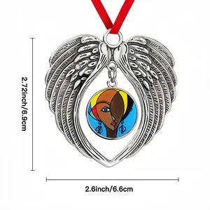 Princess Christmas Wings Pendant