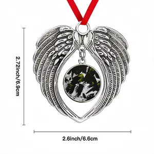 Be Bold Christmas Wings Pendant