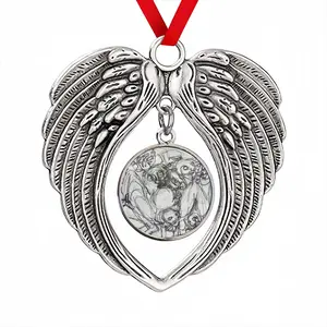 No Exit Christmas Wings Pendant