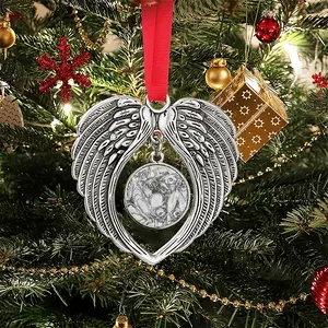 No Exit Christmas Wings Pendant