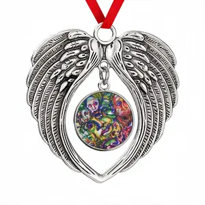 Populations Populate Christmas Wings Pendant