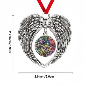 Populations Populate Christmas Wings Pendant