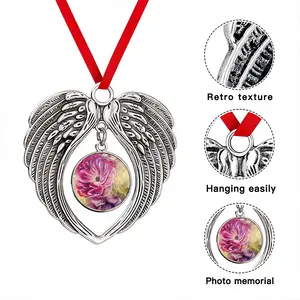 Smell Of Rose Christmas Wings Pendant