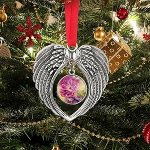 Smell Of Rose Christmas Wings Pendant