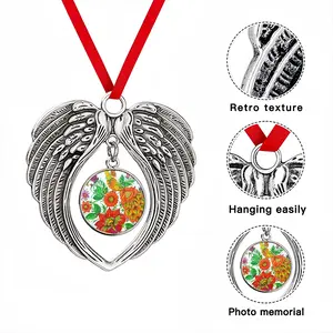 Passion Bird Christmas Wings Pendant