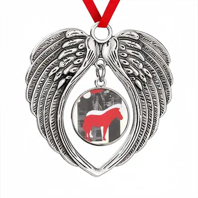 Wwf Przewalskis Horse Christmas Wings Pendant