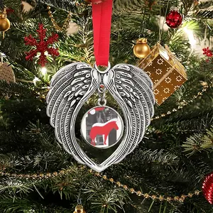 Wwf Przewalskis Horse Christmas Wings Pendant