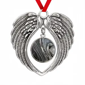 Outer Space Christmas Wings Pendant