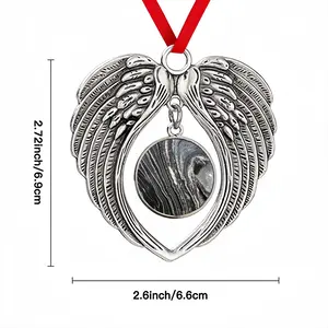 Outer Space Christmas Wings Pendant