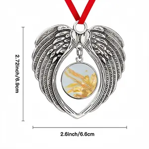 Wild Orchid 2 Christmas Wings Pendant