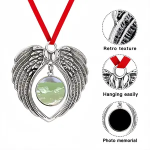 Coming Storm Christmas Wings Pendant