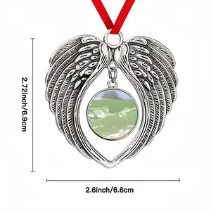 Coming Storm Christmas Wings Pendant