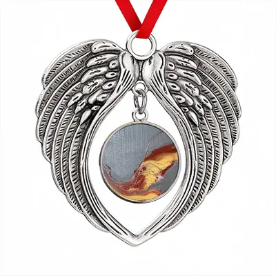 Fan Tail Christmas Wings Pendant