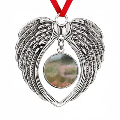 Flower Field No2 Christmas Wings Pendant