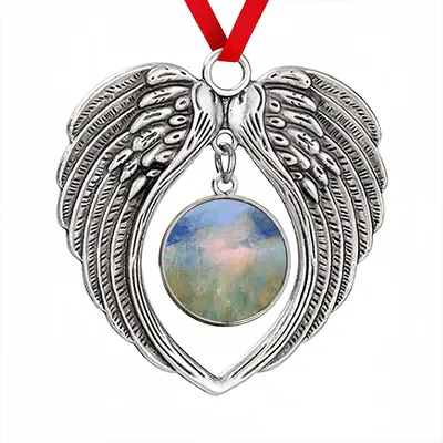 Top Of The Hill Christmas Wings Pendant