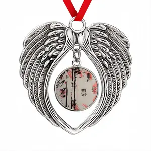 Horoscope A Christmas Wings Pendant