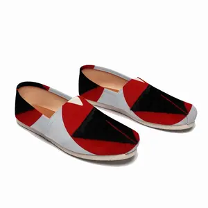 Men Pubic Flag Japan Flat Shoes